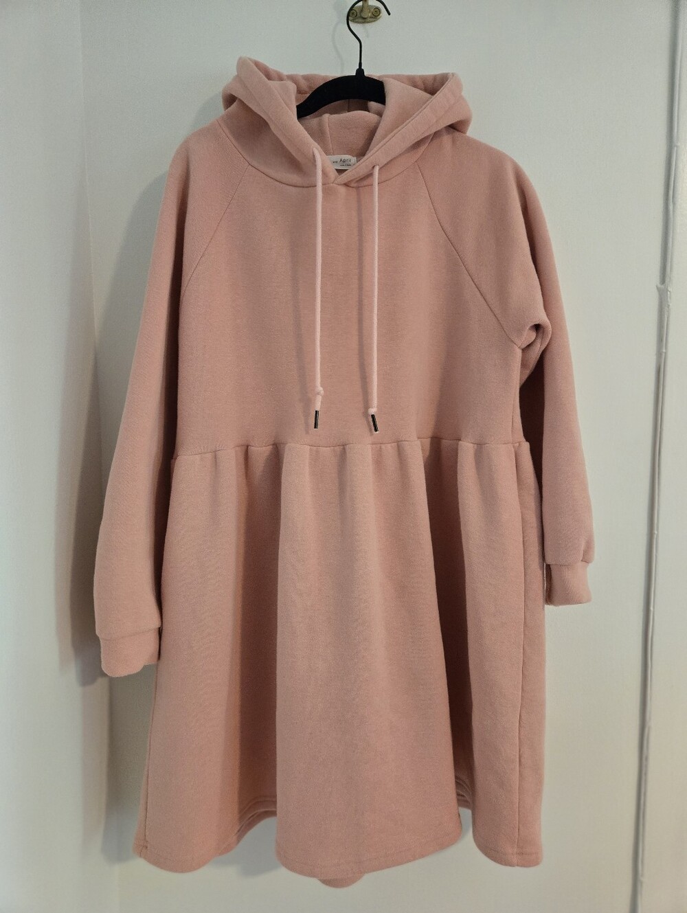 Simons Hooded Babydoll Sweatshirt Dress